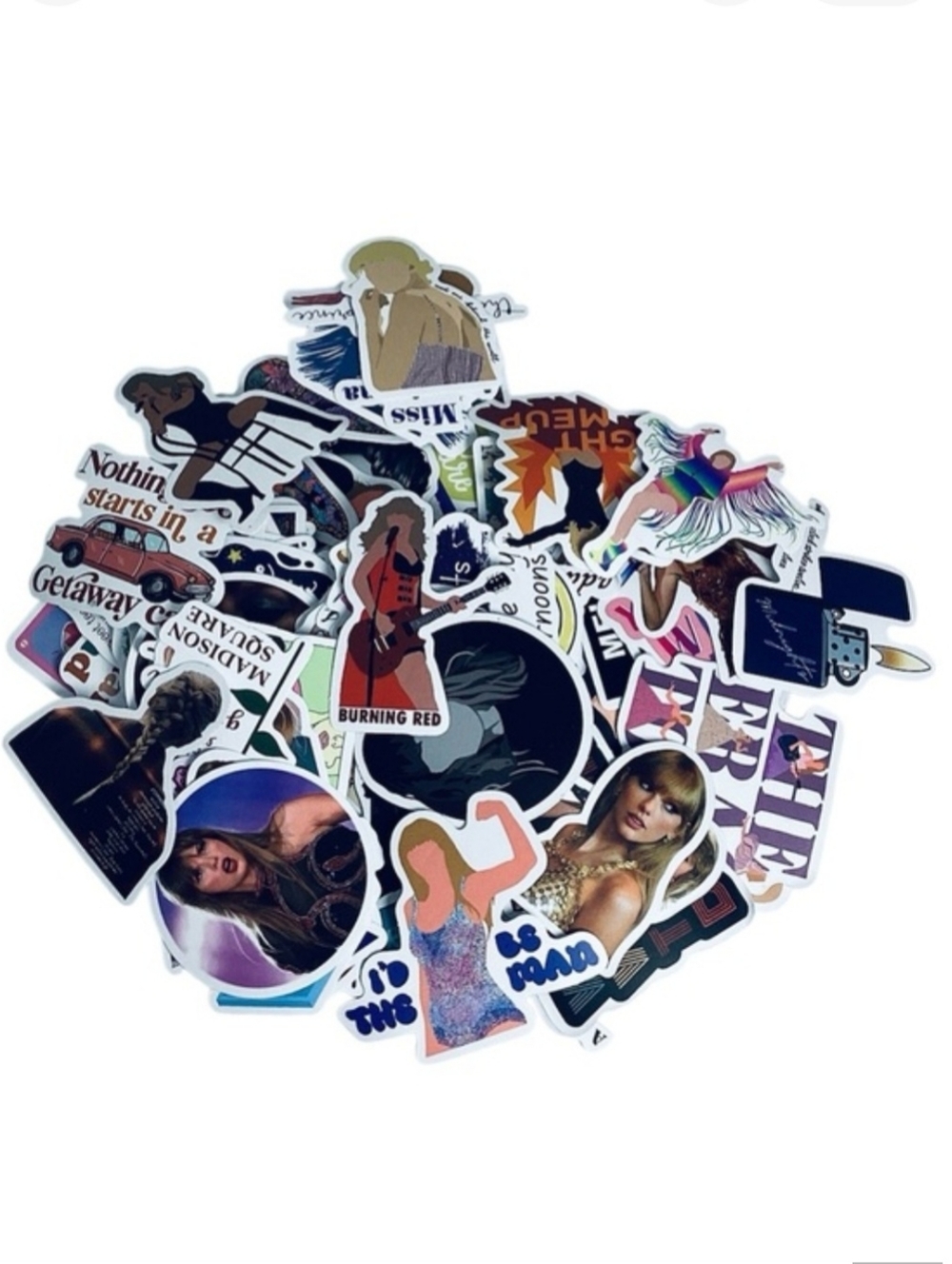 💚 FREE with any purchase ⭐️ Taylor Swift Assorted Stickers - Bundle of 100